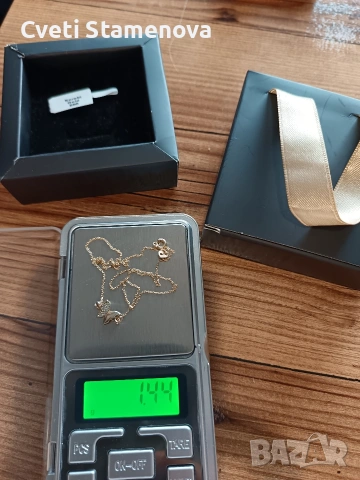 Златно колие , снимка 2 - Колиета, медальони, синджири - 53803889