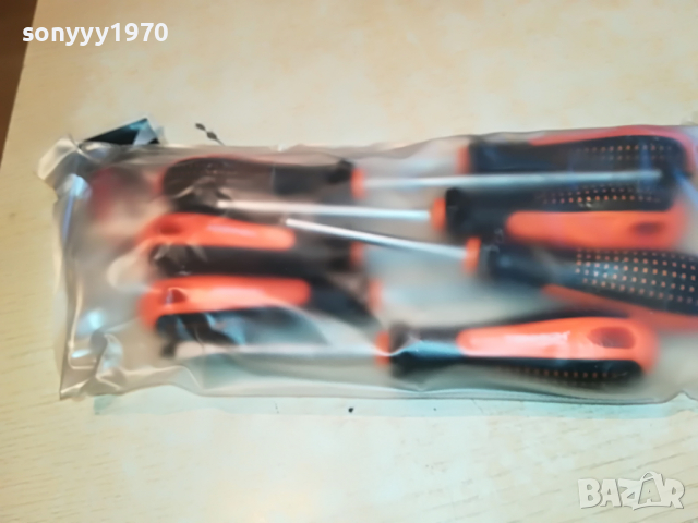 TENHIGH 6БР ЯКИ ОТВЕРТКИ ПРАВИ И КРЪСТАТИ 0604222103, снимка 13 - Отвертки - 36369698