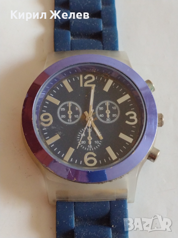 Модерен мъжки часовник с силиконова каишка много красив стилен дизайн - 3256