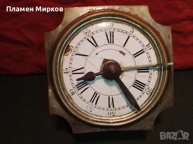 Френски антикварен часовник-будилник, снимка 2 - Антикварни и старинни предмети - 44450582
