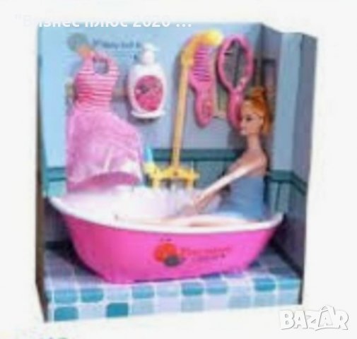 Комплект кукла във вана, снимка 7 - Кукли - 38939148