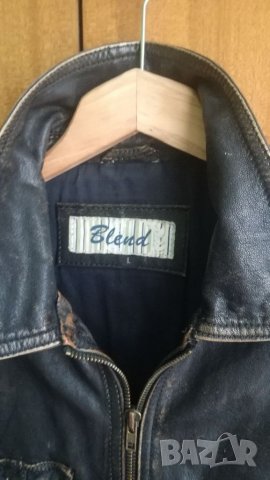 BLEND-Яке естествена кожа БЛЕНД, снимка 2 - Якета - 34478961