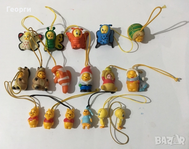 Фигурки на Мечо Пух и Туити от Италия. Winnie The Pooh Tweety Disney, снимка 2 - Фигурки - 52695381