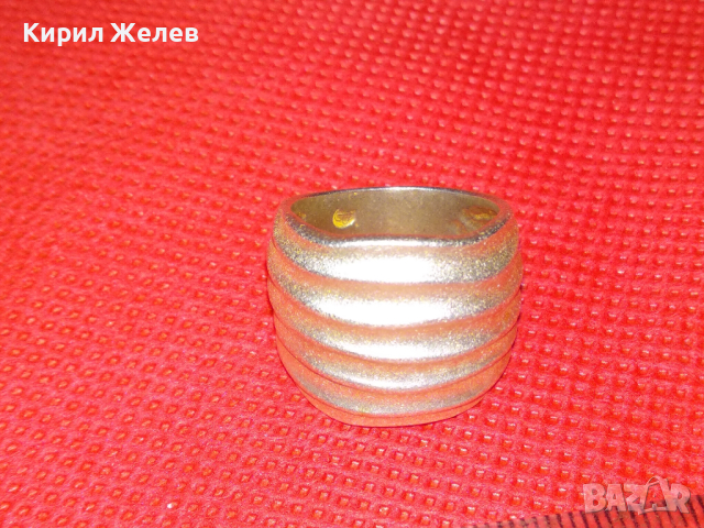 СТАР АР НУВО СТИЛ АВТОРСКИ СРЕБЪРЕН ПРЪСТЕН ВИСОКА ПРОБА СРЕБРО с ПЕЧАТ на МАЙСТОРА 43802, снимка 13 - Антикварни и старинни предмети - 44612856