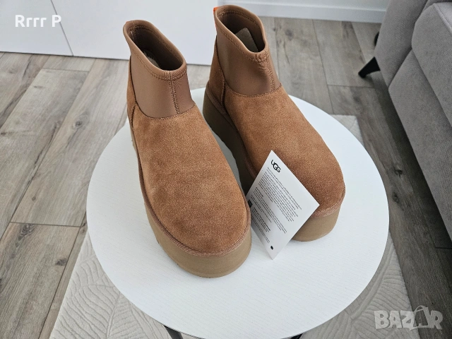 UGG Australia Classic Mini Dipper – оригинални дамски зимни боти, снимка 2 - Дамски боти - 53159076