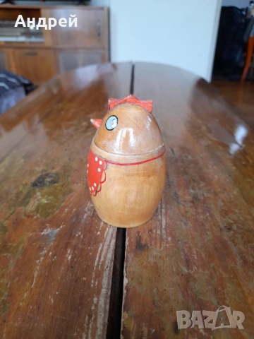 Стара дървена кутия пиле, снимка 2 - Други ценни предмети - 53288446