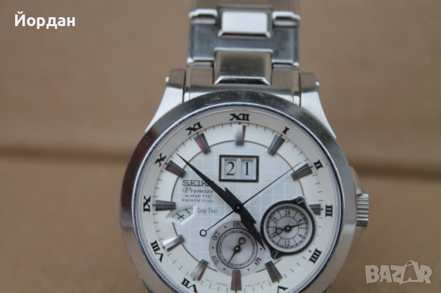 Японски часовник ''Seiko Premier Kinetic Perpentual'', снимка 2 - Мъжки - 42099362