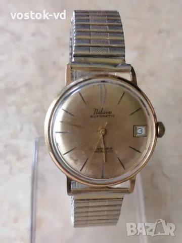 NITAVA AUTOMATIC 25 JEWELS - РАБОТЕЩ , снимка 11 - Антикварни и старинни предмети - 47568939
