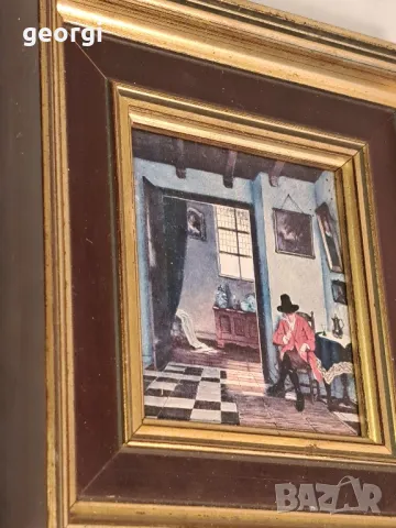 холандска мини картина арт принт 18/5, снимка 2 - Картини - 49262293