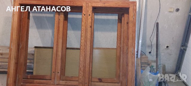 Дьрвена дограма  два броя двукрилни нови не монтирани прозорци.