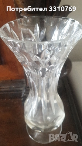Красиви кристални вази. , снимка 3 - Вази - 52536796
