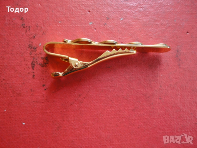 Луксозна позлатена шипка игла за вратовръзка 6, снимка 4 - Други - 53043325