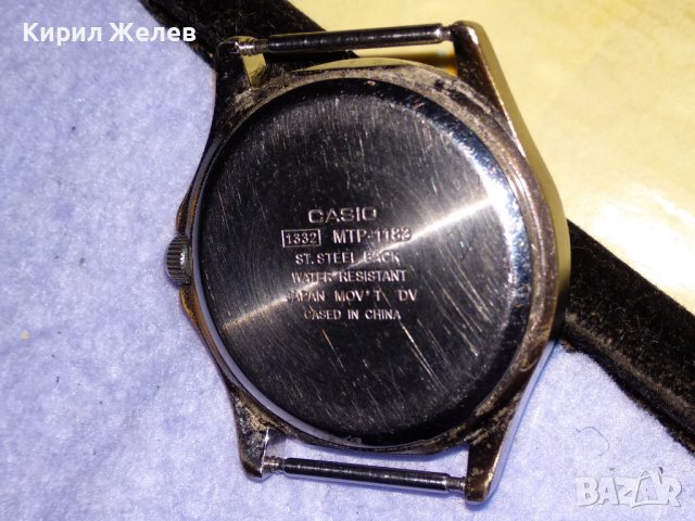 CASIO QUARTZ ЯПОНСКИ МАРКОВ КВАРЦОВ МЪЖКИ СТИЛЕН ЧАСОВНИК КАСИО 37129, снимка 7 - Мъжки - 40206958