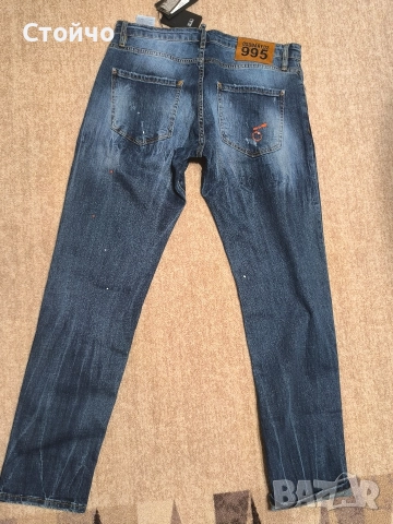 DSQUARED 2 - 995 мъжки дънки и блузка, снимка 4 - Дънки - 52976692
