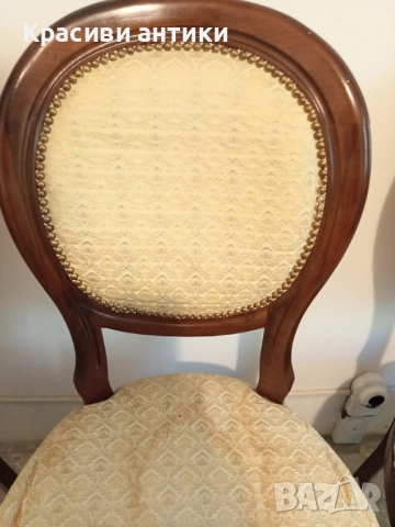 Антикварни, красиви столове, дьрво, снимка 5 - Други ценни предмети - 51793734
