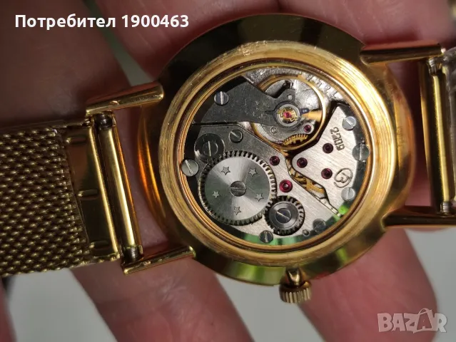 Восток.Позлатен.Механичен.СССР., снимка 8 - Мъжки - 50033351