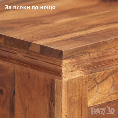 Бюфет, 63x30x75 см, акациево дърво масив Код P41, снимка 4 - Шкафове - 49137490