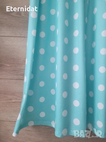 Лятна дълга рокля на точки , снимка 2 - Рокли - 50567720