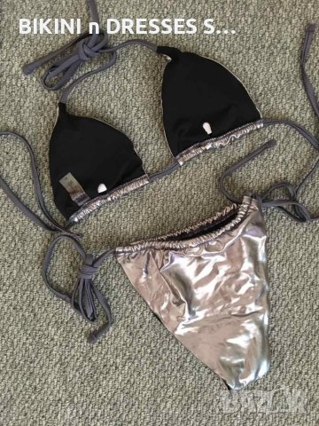 Сребърен бански металик , снимка 6 - Бански костюми - 39925370