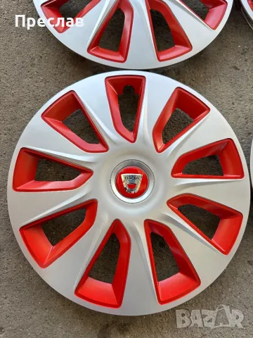 4 броя нови тасове за Dacia 16, снимка 2 - Аксесоари и консумативи - 48703085