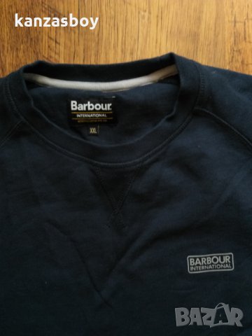 Barbour International Small Logo Crew Sweat - страхотна мъжка блуза, снимка 3 - Блузи - 35800644