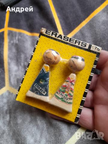 Стари фигурки,гуми за триене, снимка 3 - Други ценни предмети - 36141139