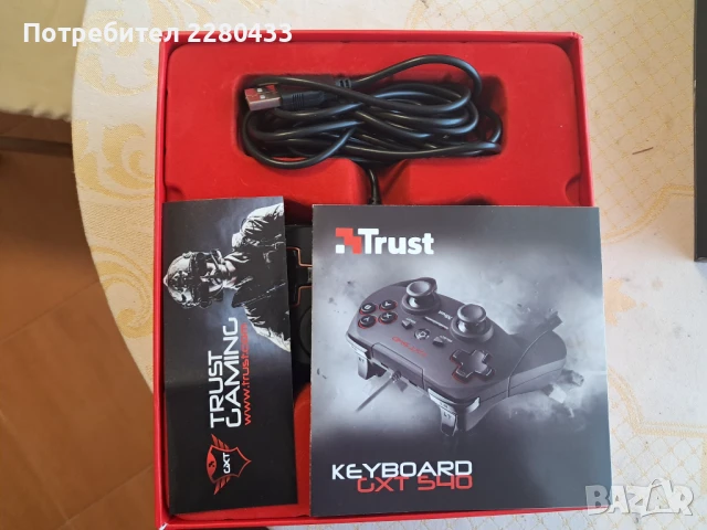 Продавам джойстик Trust. , снимка 3 - Аксесоари - 50632178