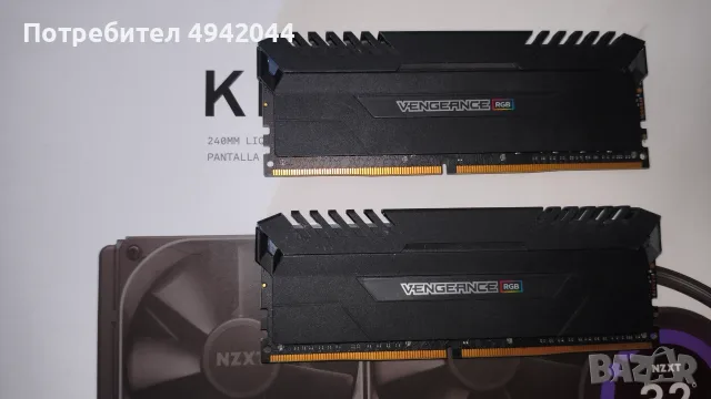DDR4 3200MHz 16GB Corsair Vengeance RGB , снимка 5 - RAM памет - 55977035