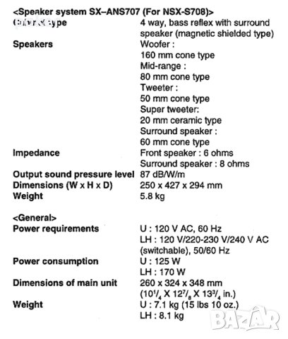 колони aiwa sx-ans707 , снимка 13 - Тонколони - 40583144