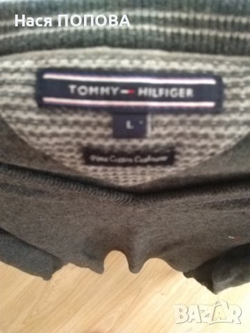 Мъжки пуловер, Tommy Hilfiger, размер  L, снимка 2 - Пуловери - 42458676