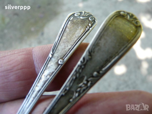  Френски сребърни лъжички , снимка 5 - Антикварни и старинни предмети - 34057712