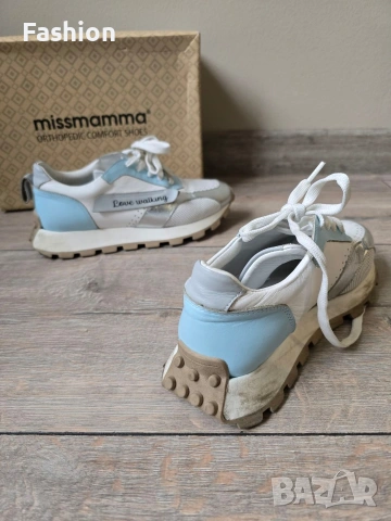 Ортопедични дамски маратонки \ сникърси от естествена кожа MISSMAMMA, снимка 5 - Маратонки - 53093538