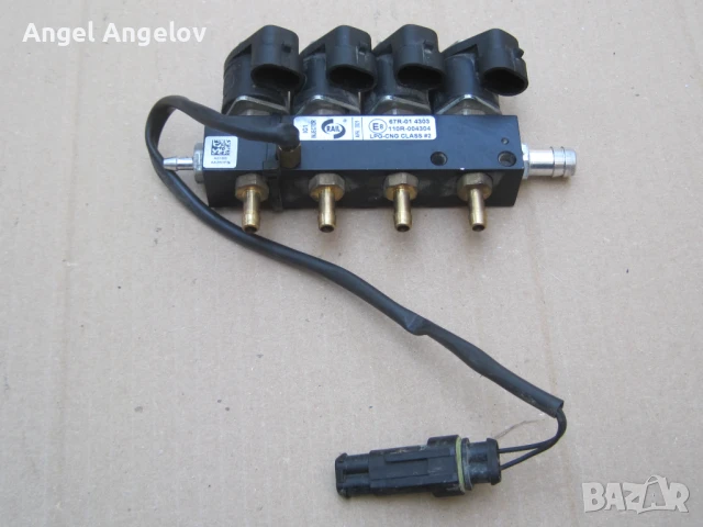 Инжекторна рейка  IG1 Rail Black body 4 цил. за газов инжекцион  67R-01 4303, 110R-004304, снимка 2 - Части - 50570588