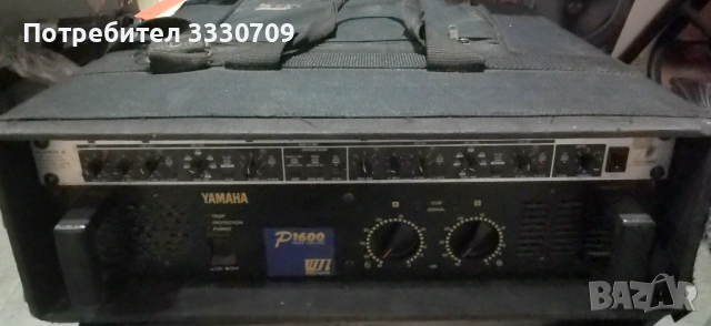 Усилвател, кросовър и чанта-рак, снимка 2 - Ресийвъри, усилватели, смесителни пултове - 53645220