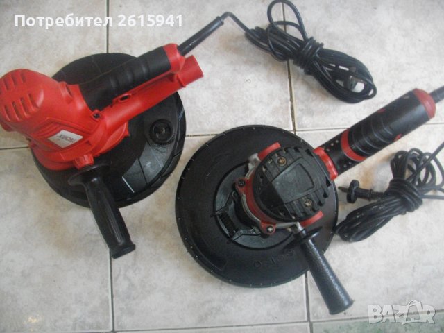 ф225мм-1220W/850W-Голям Кръгъл Виброшлайф За Тавани/Стени/Подове-TECHNIX/REDSTONE-Герм/КНР, снимка 4 - Други инструменти - 40361511