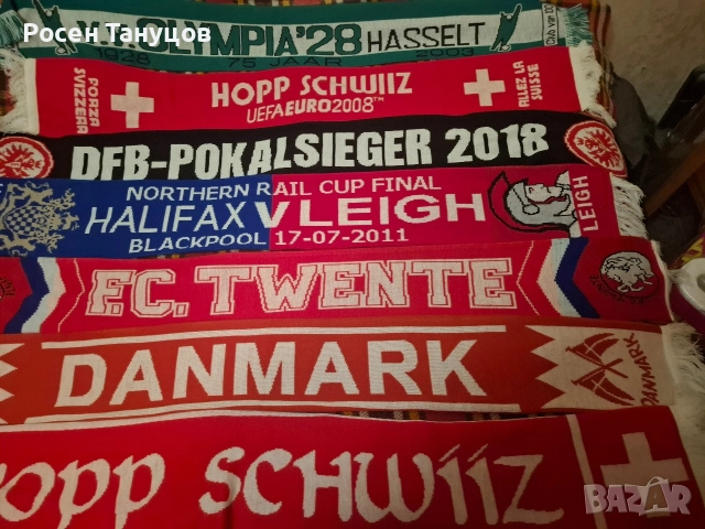 Продавам много футболни шалове, снимка 5 - Фен артикули - 52564999