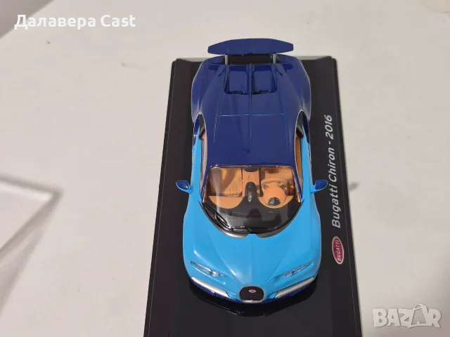 1/43 Bugatti Chiron 2016 Altaya , снимка 3 - Колекции - 55807521