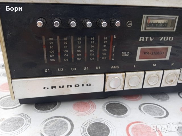 GRUNDIG RTV700 HIFI STEREO Ресийвър, снимка 5 - Ресийвъри, усилватели, смесителни пултове - 39395540