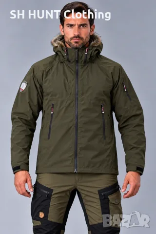SUMMIT OF NORWAY Jacket размер XL за лов риболов тънко яке със здрава брезентова материя - 1831