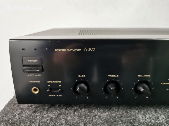 Усилвател Pioneer A-203, снимка 2 - Ресийвъри, усилватели, смесителни пултове - 38861683