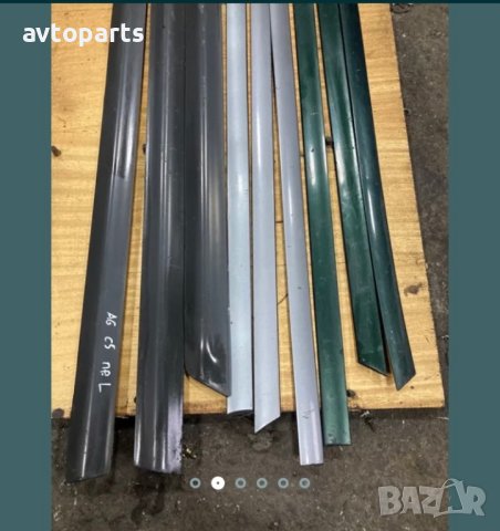 Audi A6 c5 99г комби външни средни и долни лайсни врати, снимка 2 - Части - 40373347