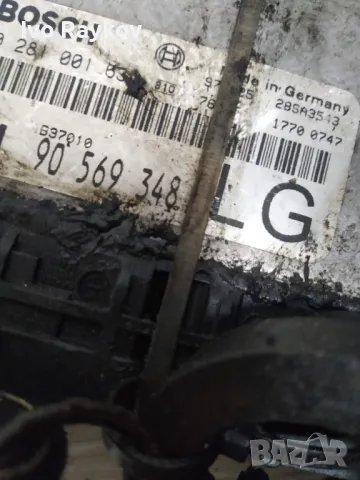 ECU ДВИГАТЕЛ OPEL 90569348 LG , 0281001634 , komplekt, снимка 2 - Части - 49606117