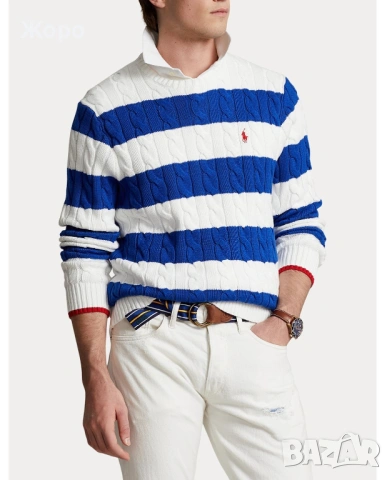 Оригинален Polo Ralph Lauren пуловер – Чисто нов с етикети – Размер L