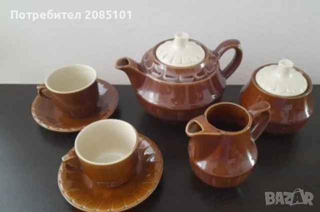 Ретро порцеланов сервиз, купички и чаши