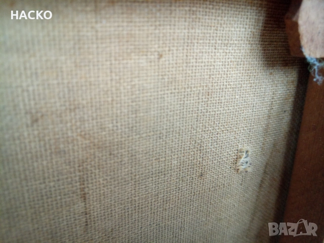 Стара Маслена Картина Разписана от Автора 1932г.Размери 50/40 см. Внос от Германия, снимка 11 - Антикварни и старинни предмети - 53047110