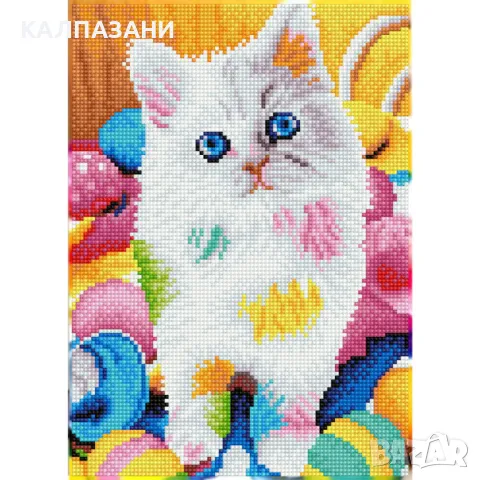 Diamond Dotz Диамантен гоблен Kitty 10614 диаманта SD4409, снимка 2 - Игри и пъзели - 48993418