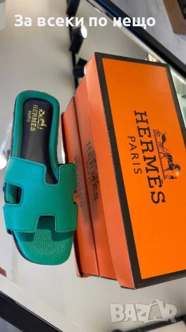 Hermes Дамски Летни Ежедневни Чехли Хермес - 2 Налични Цвята Код E635, снимка 11 - Чехли - 51001258