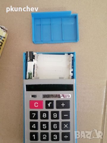 Ретро, калкулатор Електроника МК 23А, снимка 4 - Антикварни и старинни предмети - 41260270