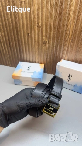 колани от естествена кожа в кутия ysl saint laurent , снимка 8 - Колани - 53183143