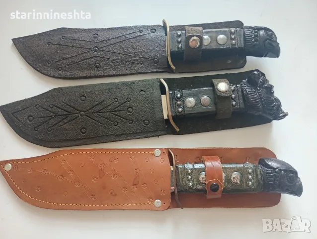 стар нож 1300 години България 3 броя стари ножове нож Хан Аспарух Костенец Кинтекс България , снимка 11 - Антикварни и старинни предмети - 51310760